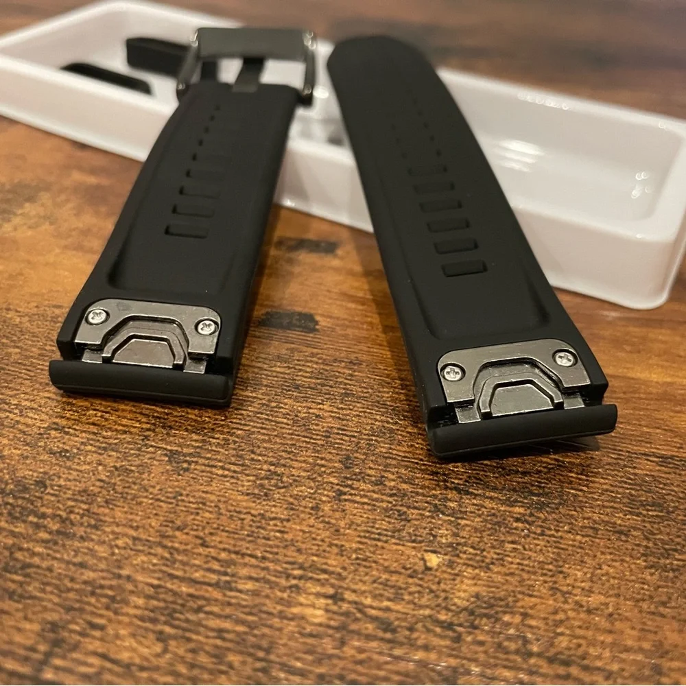 Green and Black Garmin Watch Strap hiking workwear gear